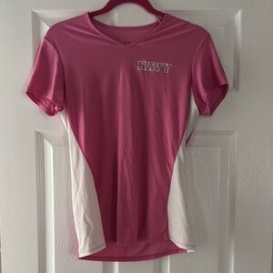 Under Armour Pink Fitted Short Sleeve Tee